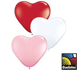 6 inch Hearts - Qualatex Sculpture Balloons (100 count) - Balloons – Magic  Inc.