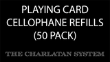 Playing Card Cellophane Refills (50 Units) - Supply