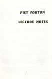 Piet Forton Lecture Notes - Book